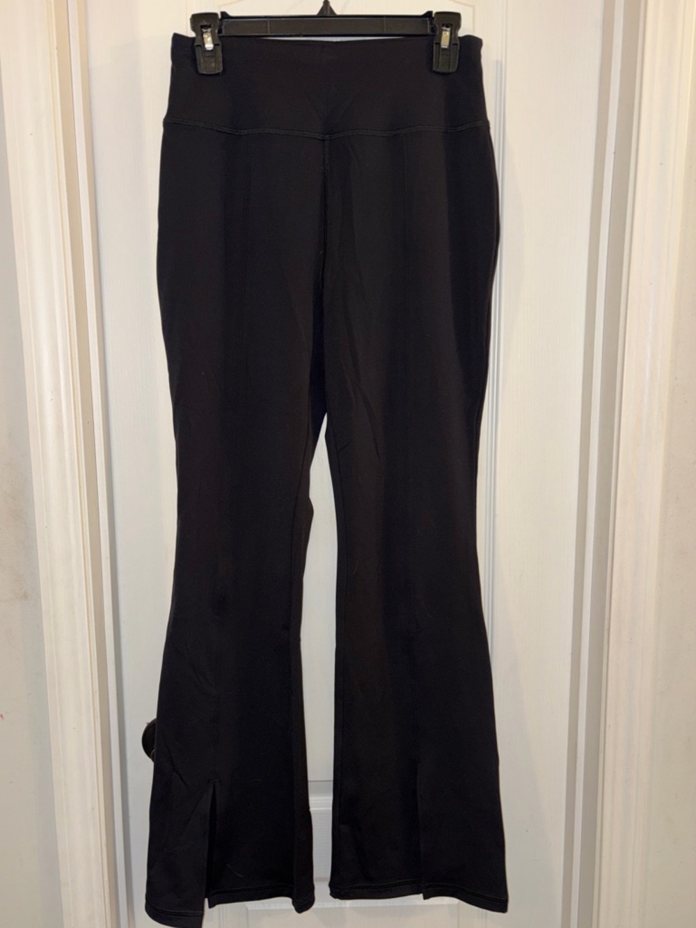 T by Talbots Black Women's Flared Yoga Pants